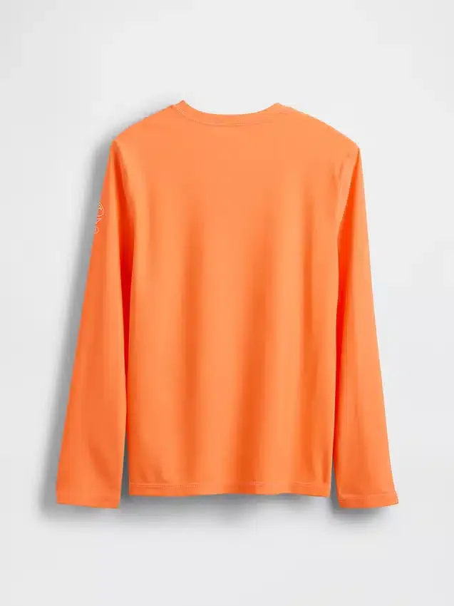 Camiseta de protección solar con logo para niños