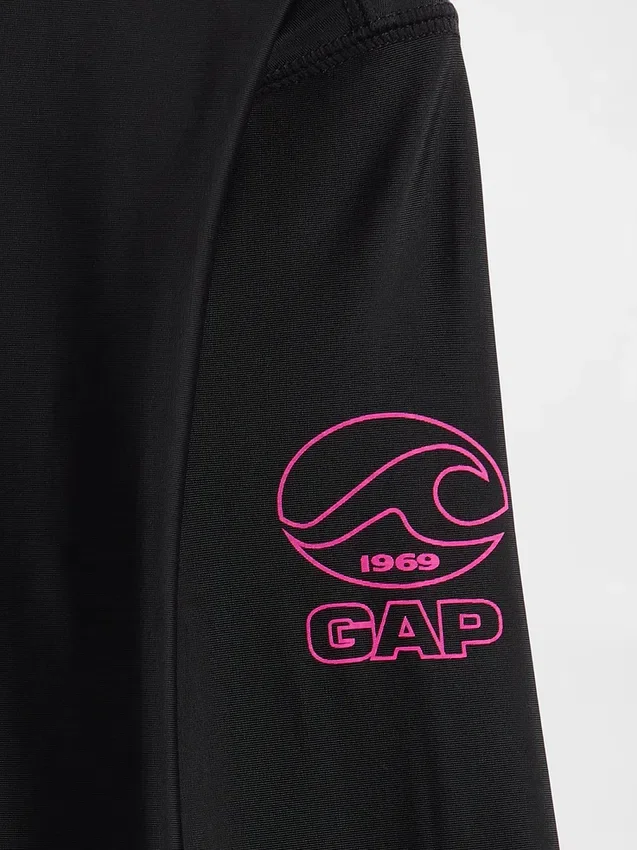 Camiseta de protección solar con logo para niños