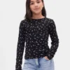 Camiseta de punto acanalado para niños