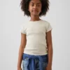 Camiseta de punto acanalado para niños
