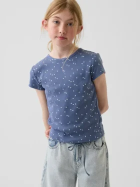 Camiseta de punto acanalado para niños