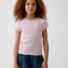 Camiseta de punto acanalado para niños