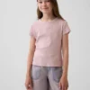 Camiseta de punto acanalado para niños