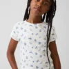 Camiseta de punto acanalado para niños