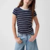 Camiseta de punto acanalado para niños