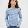 Camiseta de punto acanalado para niños