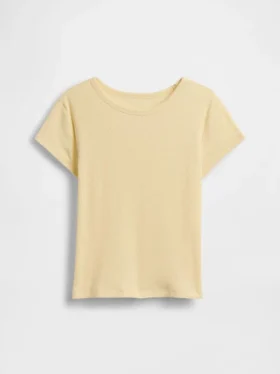 Camiseta de punto acanalado para niños