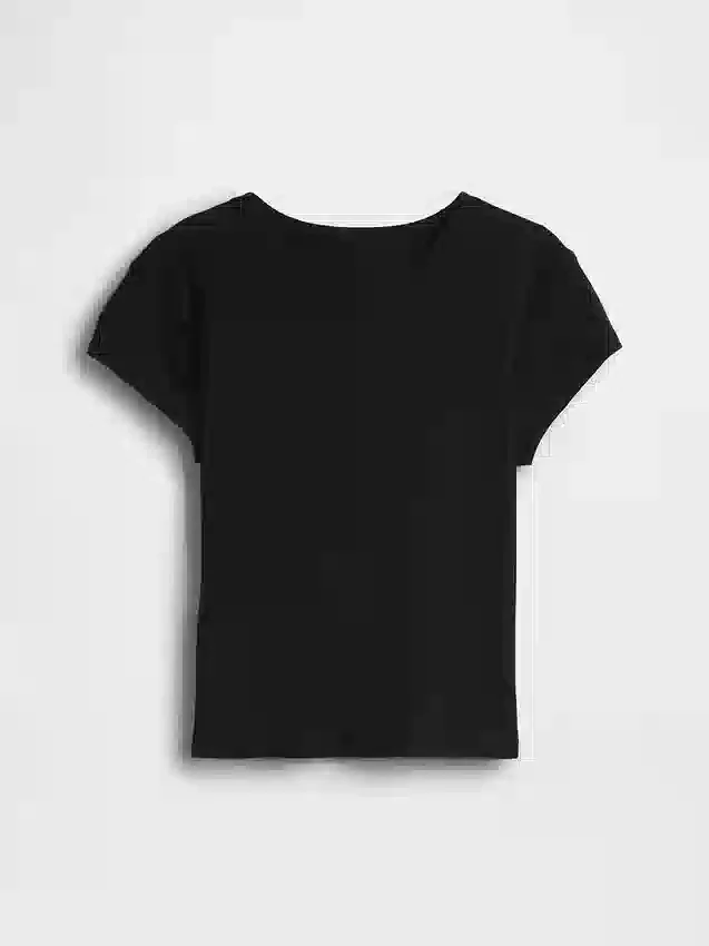 Camiseta de punto acanalado para niños