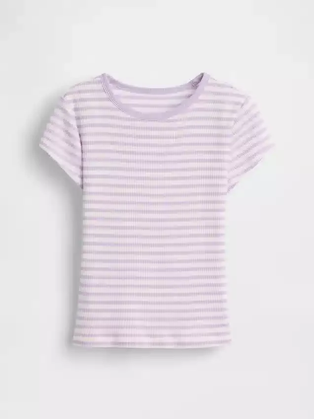 Camiseta de punto acanalado para niños