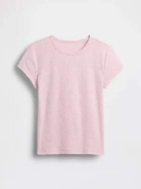 Camiseta de punto acanalado para niños