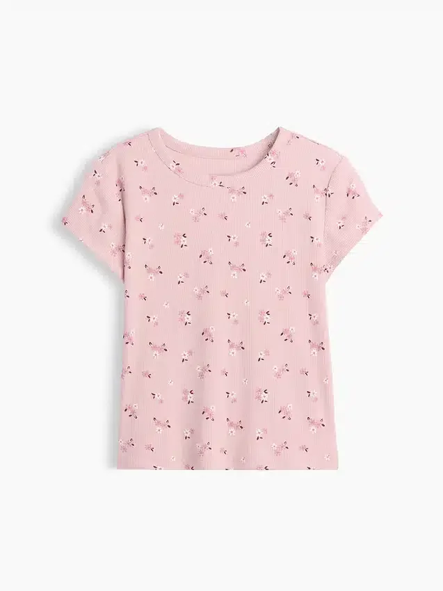 Camiseta de punto acanalado para niños
