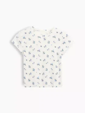 Camiseta de punto acanalado para niños