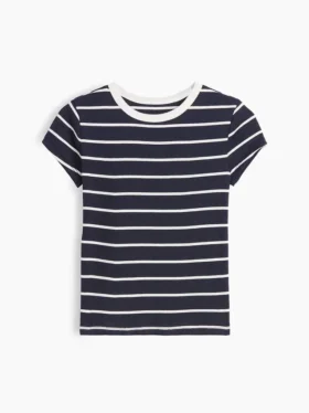 Camiseta de punto acanalado para niños