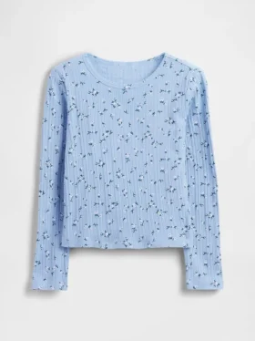 Camiseta de punto acanalado para niños