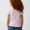 Camiseta de punto acanalado para niños