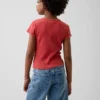 Camiseta de punto acanalado para niños