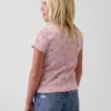 Camiseta de punto acanalado para niños