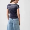 Camiseta de punto acanalado para niños