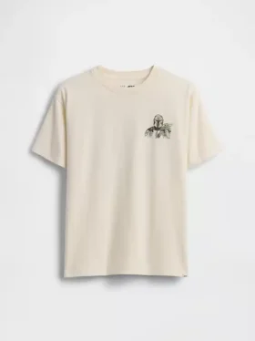 Camiseta de tela de algodón suave con diseño gráfico de Star Wars para niños