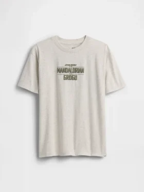 Camiseta de tela de algodón suave con diseño gráfico de Star Wars para niños