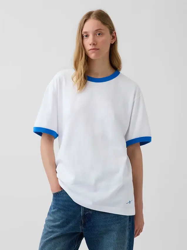 Camiseta Get Blue con logo y corte holgado