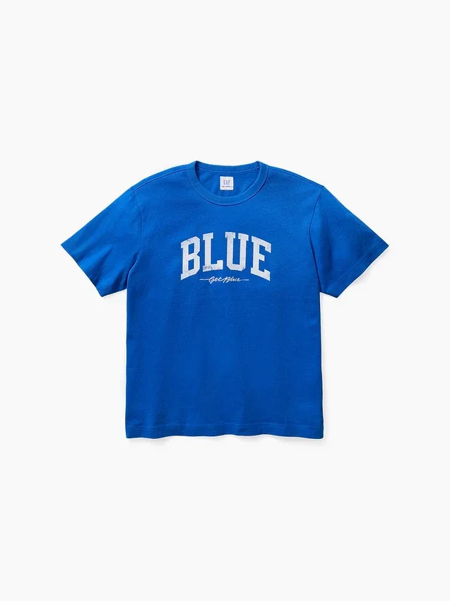 Camiseta Get Blue con logo y corte holgado