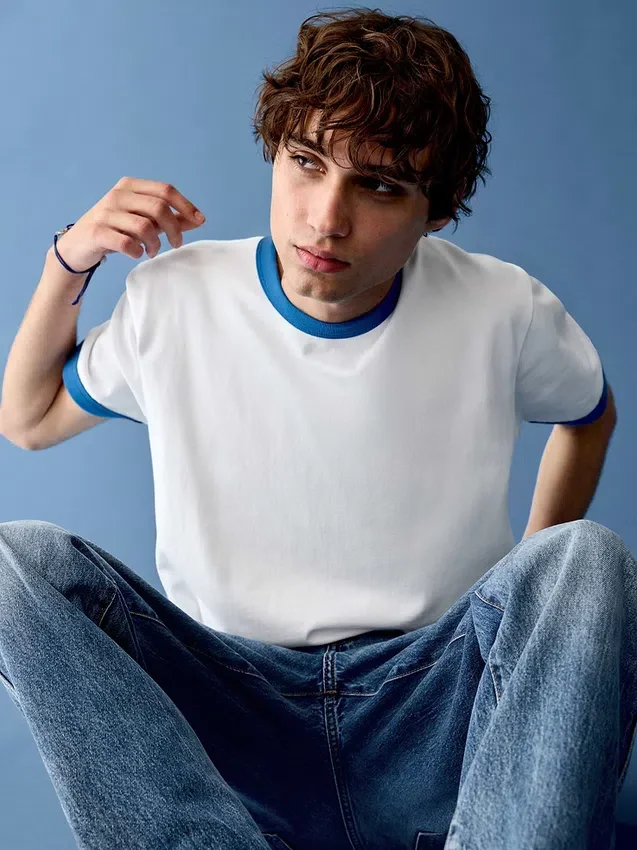 Camiseta Get Blue con logo y corte holgado