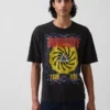 Camiseta gráfica corta de tejido grueso de Soundgarden