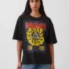 Camiseta gráfica corta de tejido grueso de Soundgarden