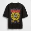 Camiseta gráfica corta de tejido grueso de Soundgarden