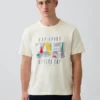 Camiseta gráfica de tejido grueso Gap Sport