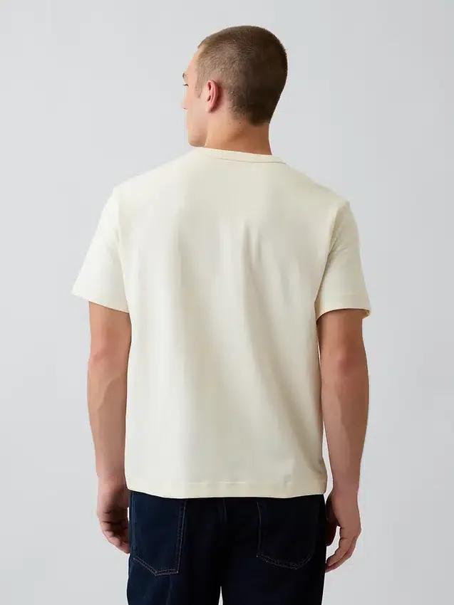 Camiseta gráfica de tejido grueso Gap Sport