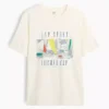Camiseta gráfica de tejido grueso Gap Sport