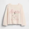 Camiseta gráfica holgada combinable para bebés y niños pequeños