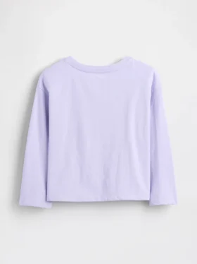 Camiseta gráfica holgada combinable para bebés y niños pequeños
