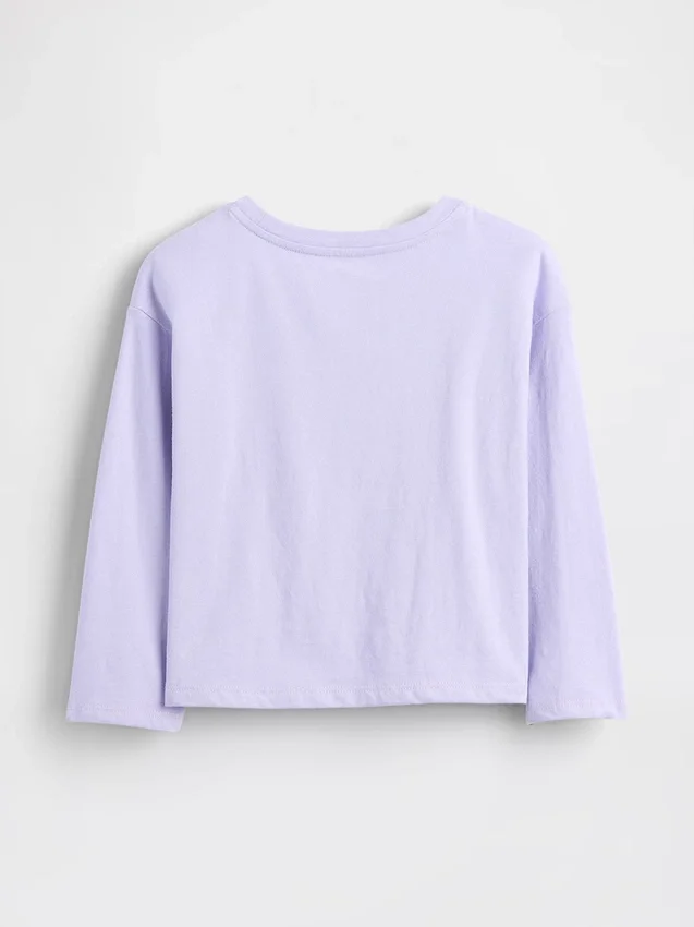 Camiseta gráfica holgada combinable para bebés y niños pequeños