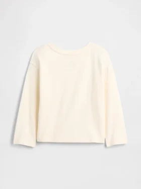 Camiseta gráfica holgada combinable para bebés y niños pequeños