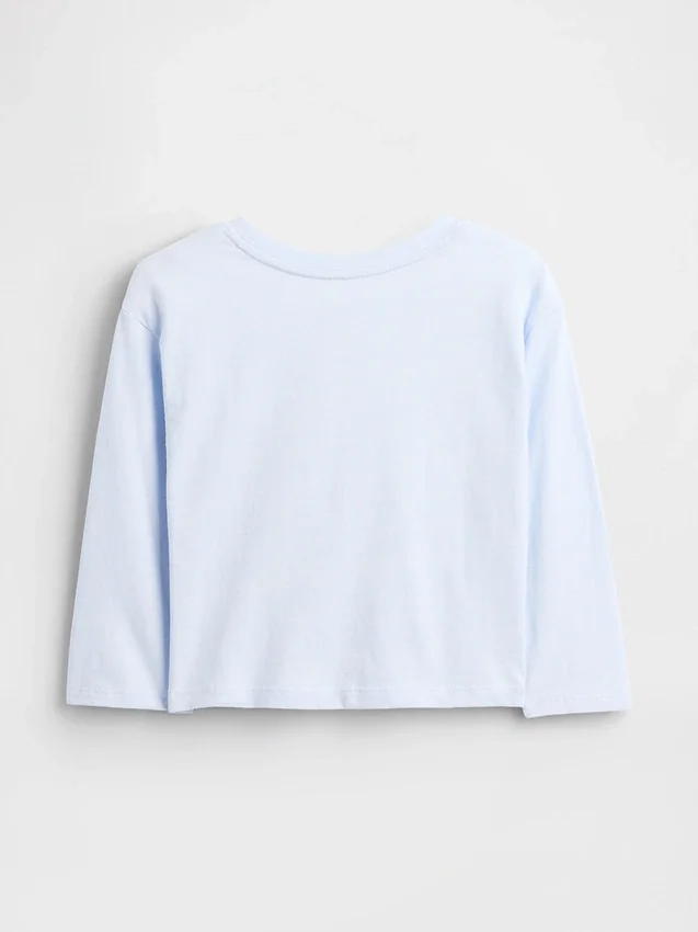 Camiseta gráfica holgada combinable para bebés y niños pequeños