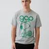 Camiseta gráfica holgada con el logotipo de Snoopy