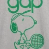 Camiseta gráfica holgada con el logotipo de Snoopy