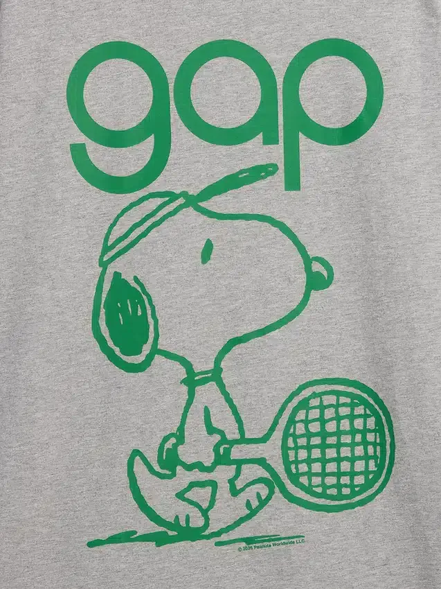 Camiseta gráfica holgada con el logotipo de Snoopy