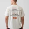 Camiseta gráfica holgada de AC/DC