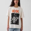 Camiseta gráfica holgada de AC/DC