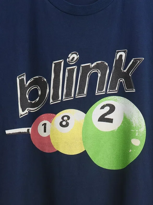 Camiseta gráfica holgada de Blink 182