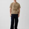 Camiseta gráfica holgada de Snoopy Mojave