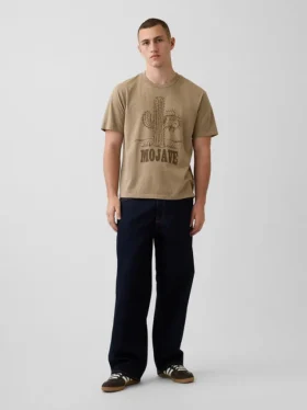 Camiseta gráfica holgada de Snoopy Mojave