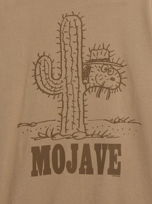 Camiseta gráfica holgada de Snoopy Mojave