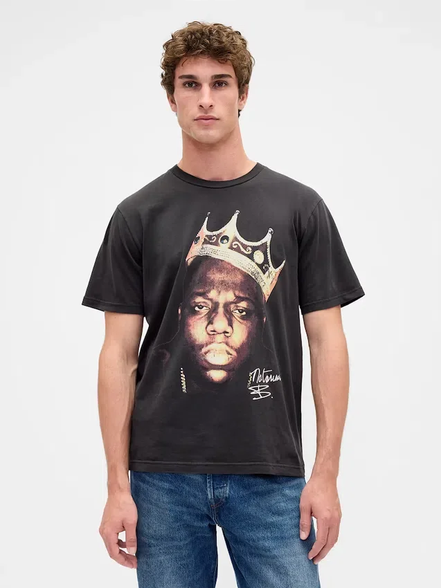 Camiseta gráfica holgada de The Notorious B.I.G.