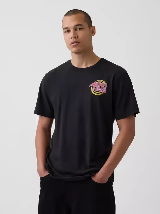 Camiseta gráfica holgada de Tlc