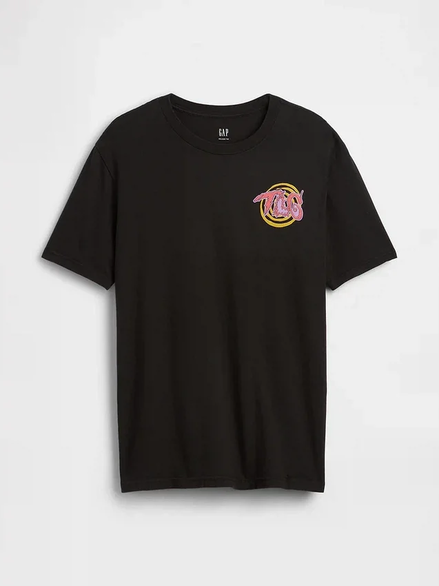 Camiseta gráfica holgada de Tlc